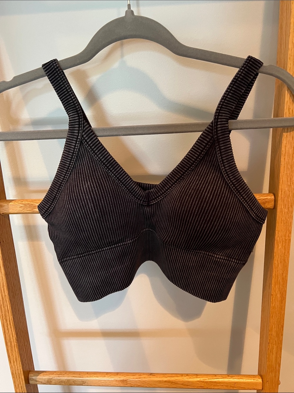 Zenana Ribbed Comfort Brami - Black